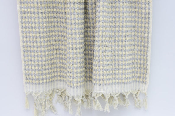 Bubble Gray Terry Hand Towel