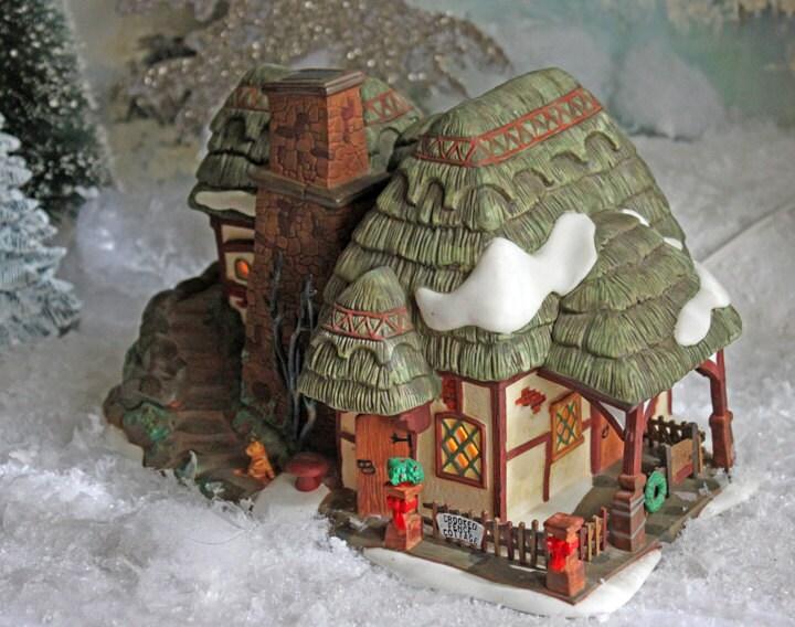 Department 56 Christmas Village Crooked Fence Cottage