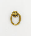 Ring Pulls "Oval" Bail Antique Brass Drawer Pulls - Oval Ring Pull