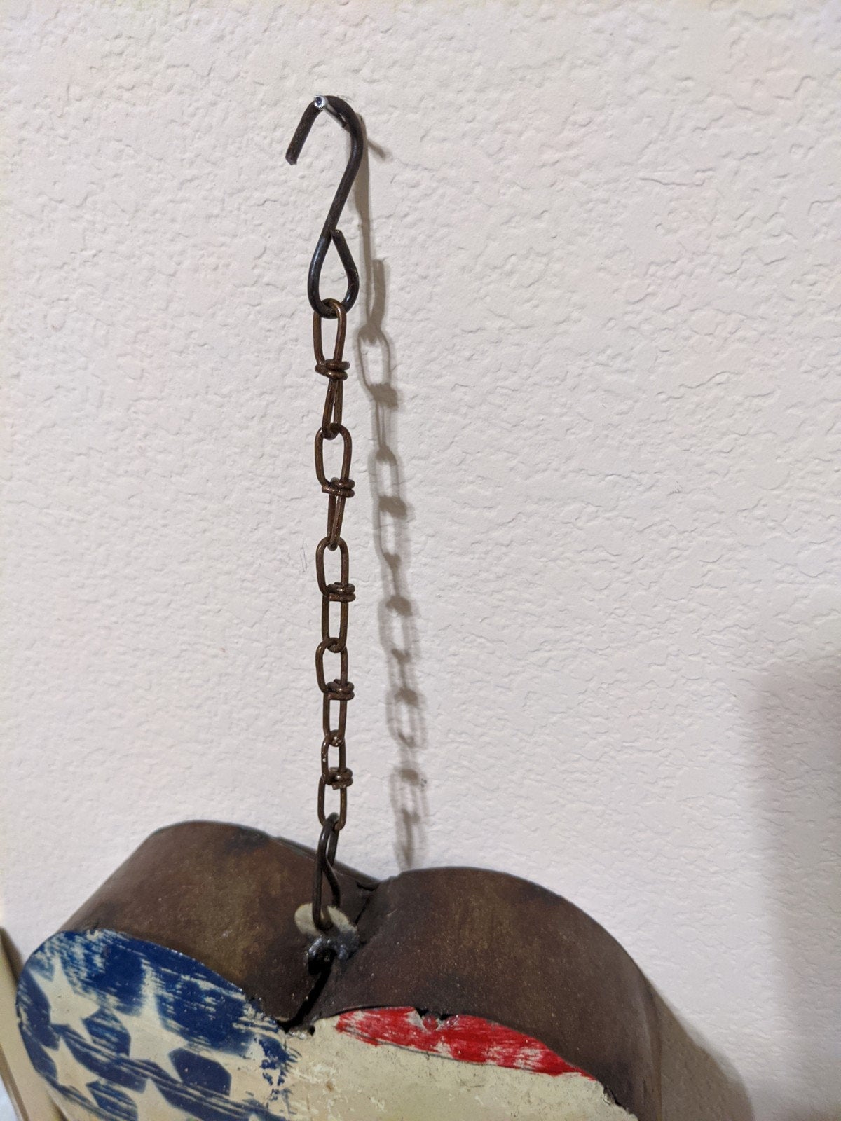 Small Metal Birdhouse, Unique Patriotic Style, Outdoor or Indoor, Decorative Birdhouse Decor, Handmade in Mexico