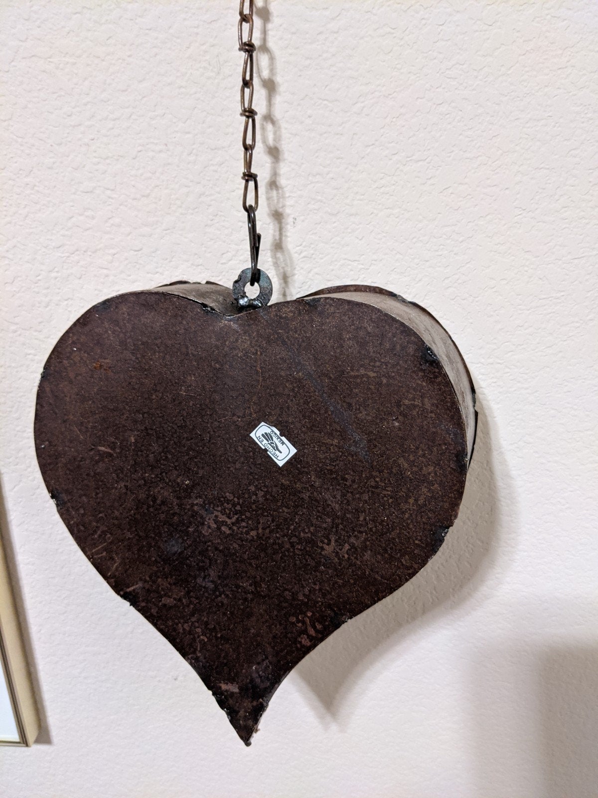 Small Metal Birdhouse, Unique Patriotic Style, Outdoor or Indoor, Decorative Birdhouse Decor, Handmade in Mexico