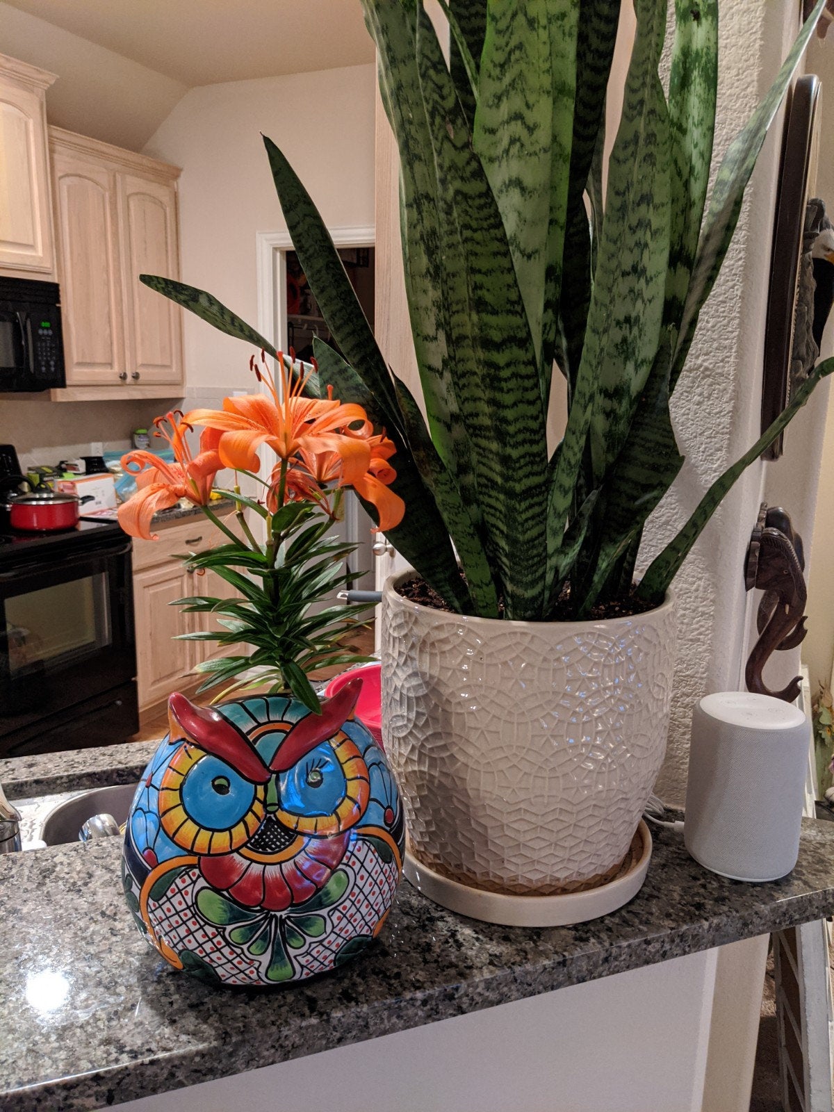 Owl Flower Pot, Ceramic Planter, Handmade Talavera Pottery, Garden Decor, Outdoor Decorations, Indoor Home Decor, Cute Owl Gifts
