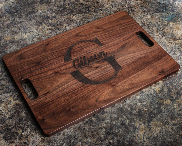 Personalized Cutting Board Wedding Gift, Monogrammed Cutting Board 18