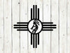 Zia Sun Kokopelli Metal Sign | Southwest Outdoor Decor
