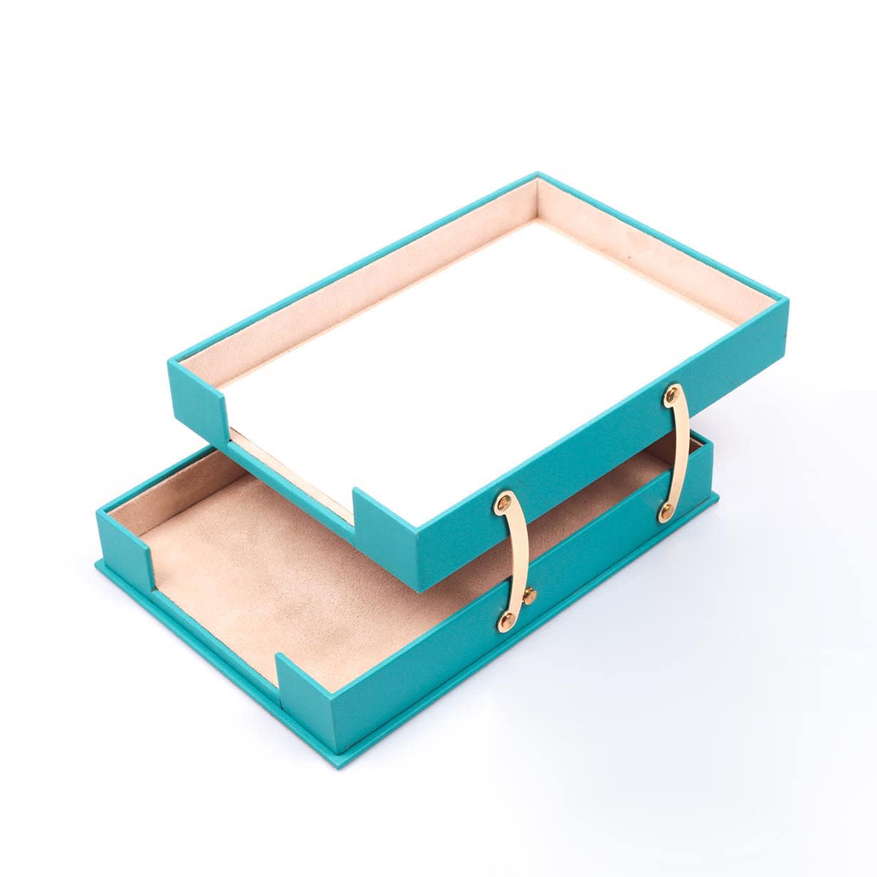 MOOG Double Leather Document Tray