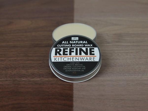 All Natural Cutting Board Wax, Handmade in the USA With Organic Coconut Oil and Organic Beeswax