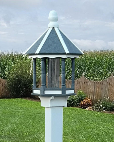 Premium Amish Poly Bird Feeder with Feeding Tube – Weather-Resistant Outdoor Bird Feeder