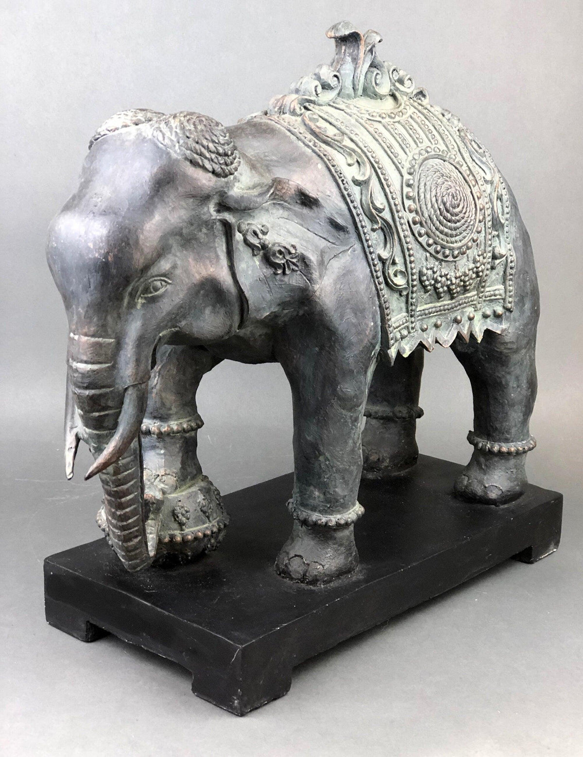 Large Resin Elephant Statue, Indian Art Home Decor