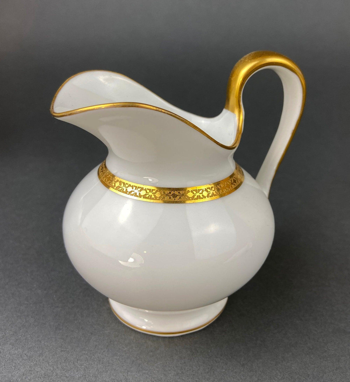 Antique Limoges Porcelain Tea Set, Haviland France, Wedding Band Cups
