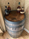 Bourbon Barrel Cabinet made from a real Buffalo Trace barrel