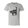 Cat And Words T-Shirt - 2XL / Athletic Heather