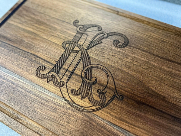 Custom Logo Cutting Board, Company Logo Cutting Board, Logo Engraved Cutting Board Made in the USA