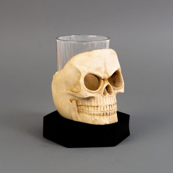 Halloween Skull Shot Glasses Jersey Art Glass