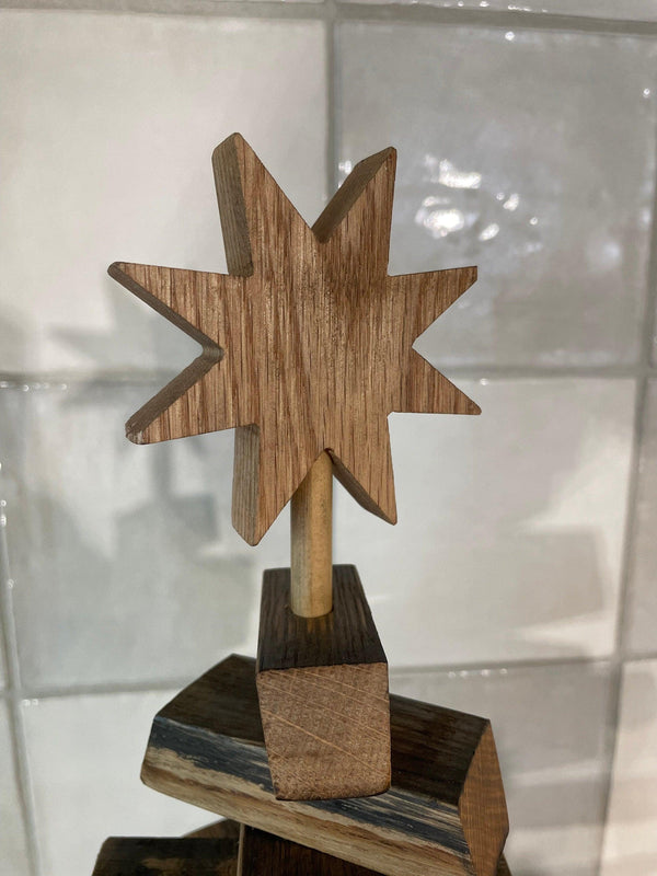 Bourbon Barrel Christmas Trees- Two sizes available