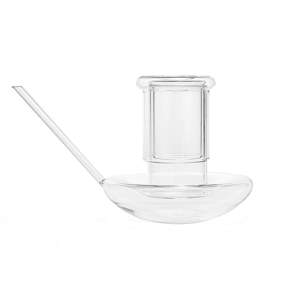Genie Lamp Stackable Water Carafe & Glasses Set - The Wine Savant 1000 ML Glass Pitcher with 2 7oz Glasses 7