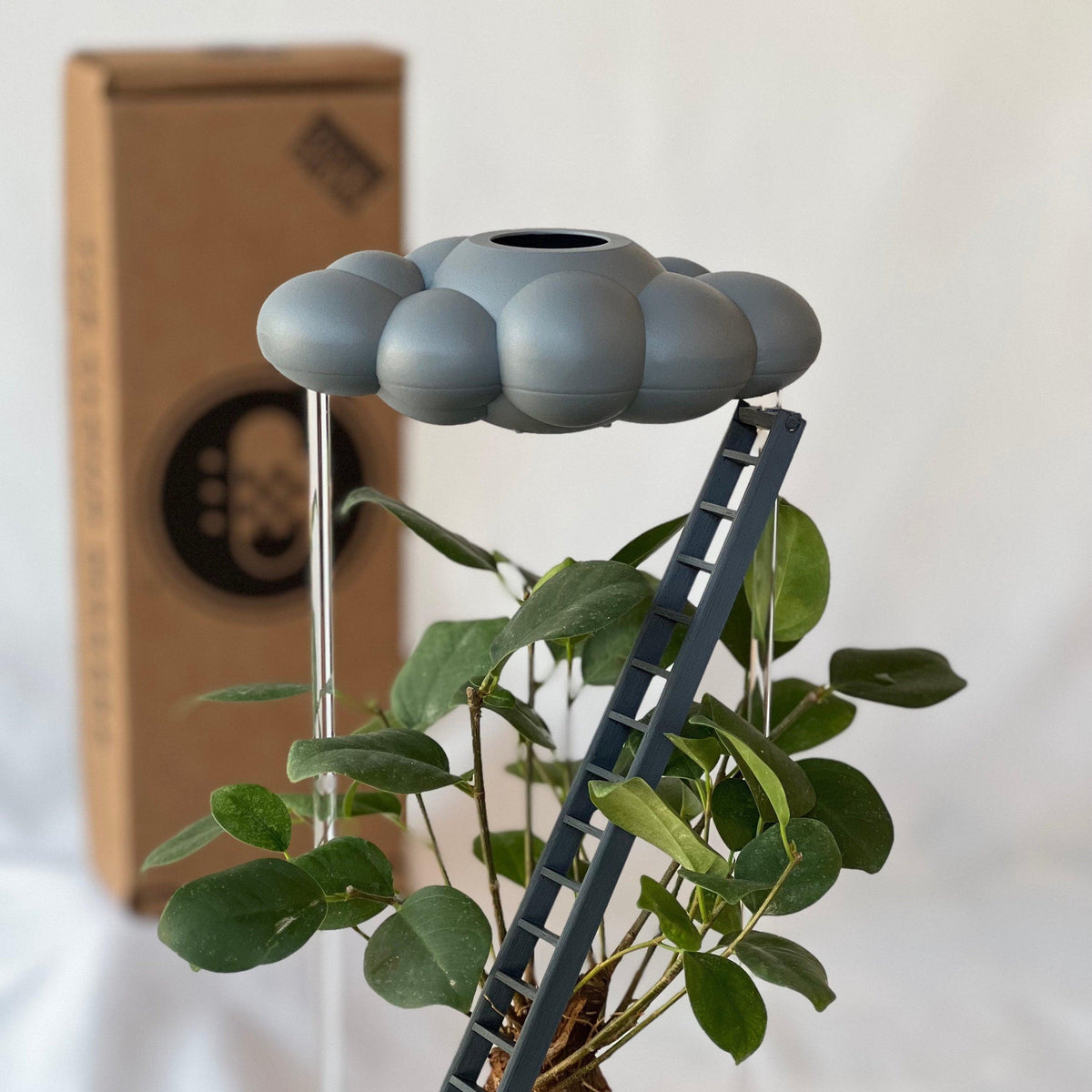 Stormy Dripping Rain Cloud with Ladder Charm