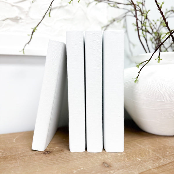 White Decorative Books