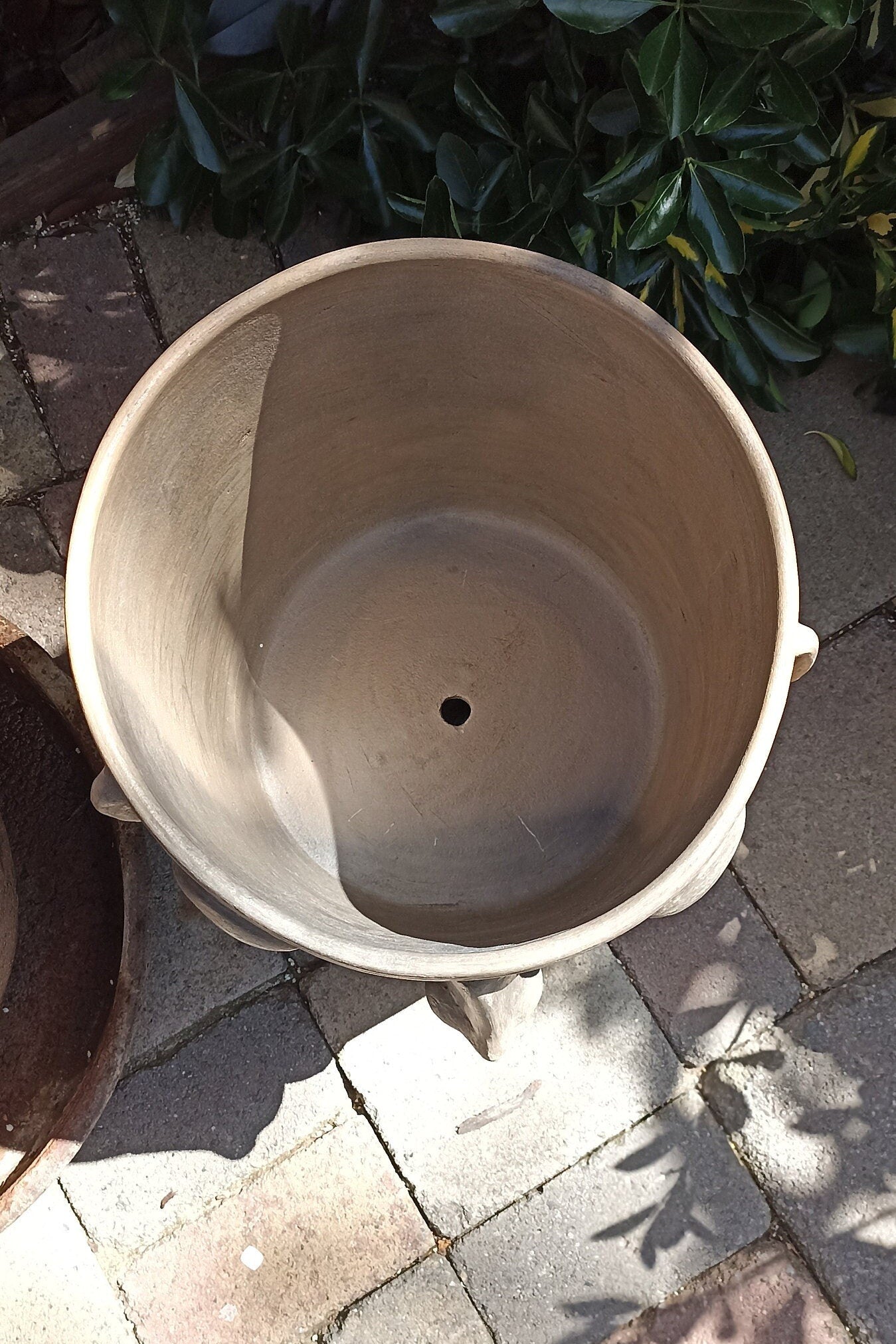 Whistler Planter, Big Clay Flower Pot, Handmade Mexican Pottery of Atzompa, Mexico, Home Decor, Indoor Outdoor Decor, Substantial Plant Pot