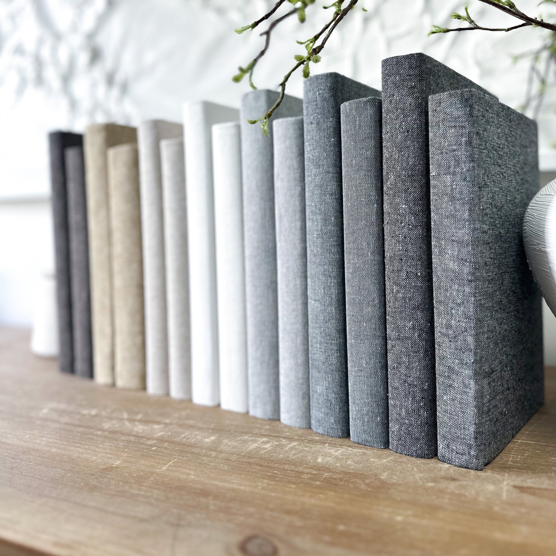 Mix & Match Linen Covered Decorative Books