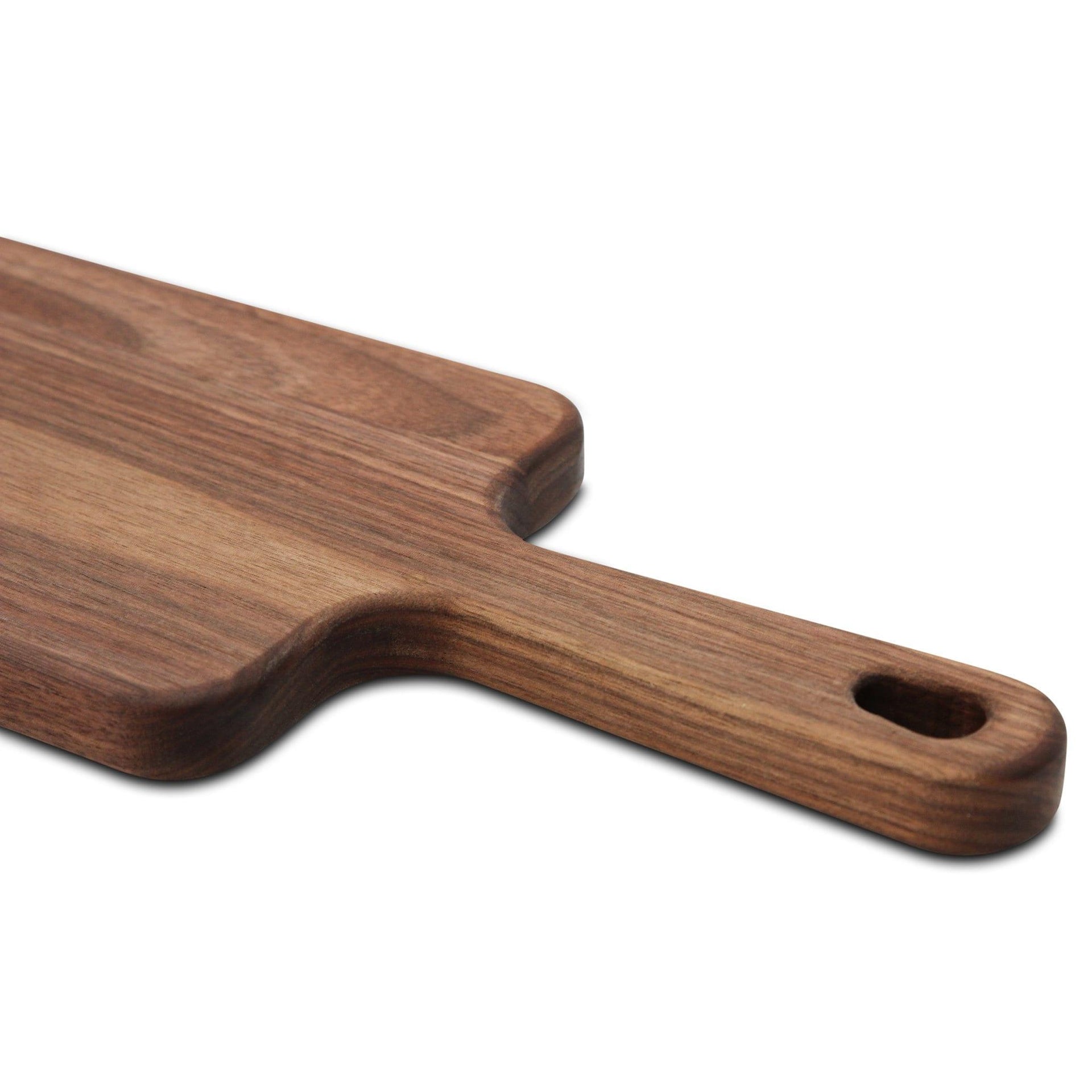 Walnut Paddle Cutting Board With Handle, Walnut Cutting Board With Handle, Charcuterie Board With Handle, 100% Handmade in the USA