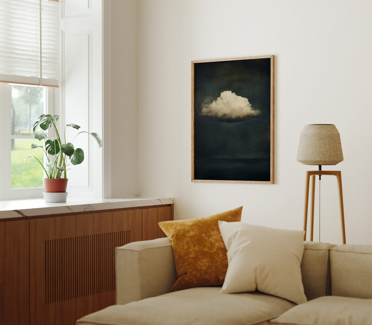 Midnight Tempest - Moody Cloud Wall Art