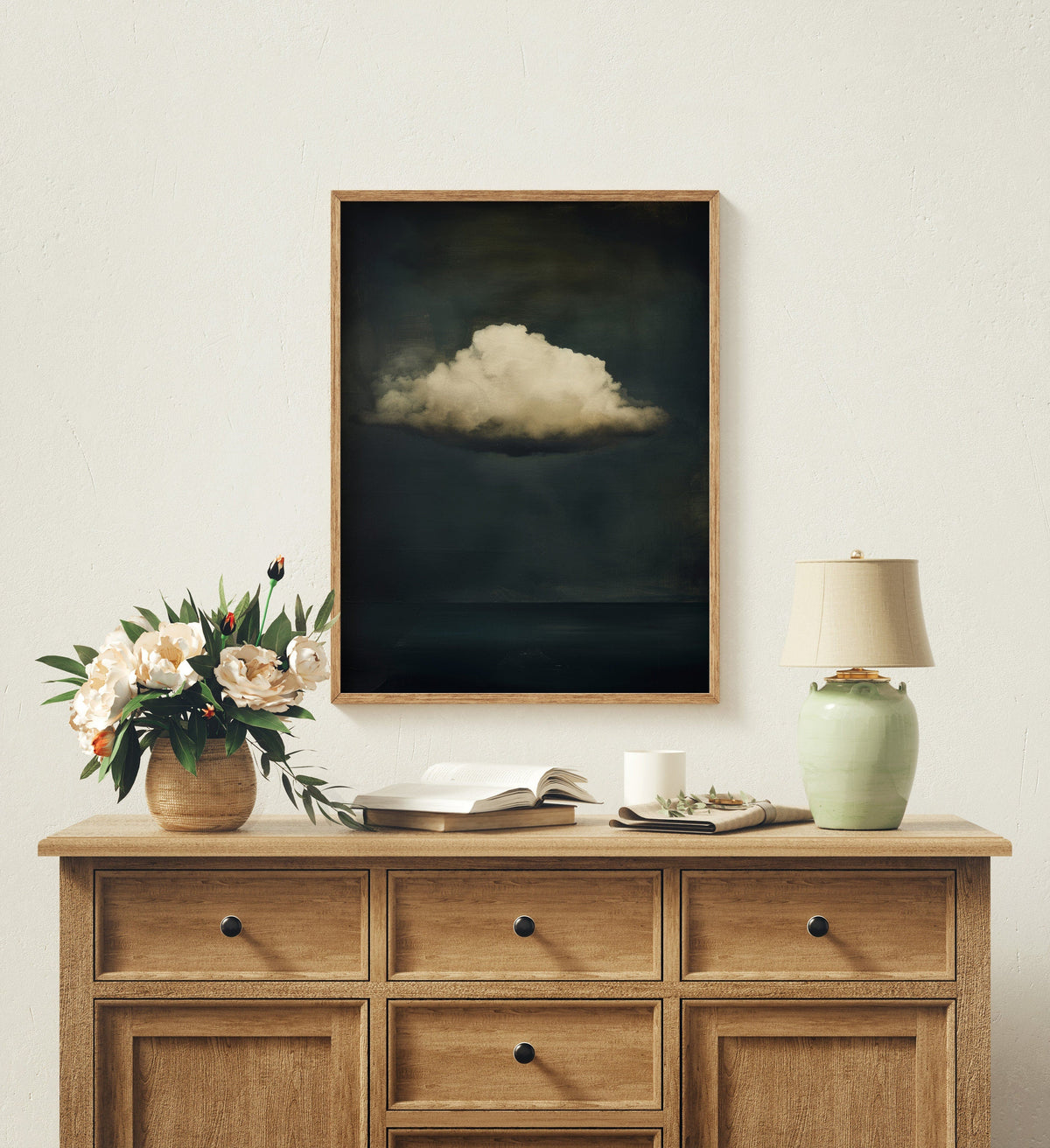 Midnight Tempest - Moody Cloud Wall Art