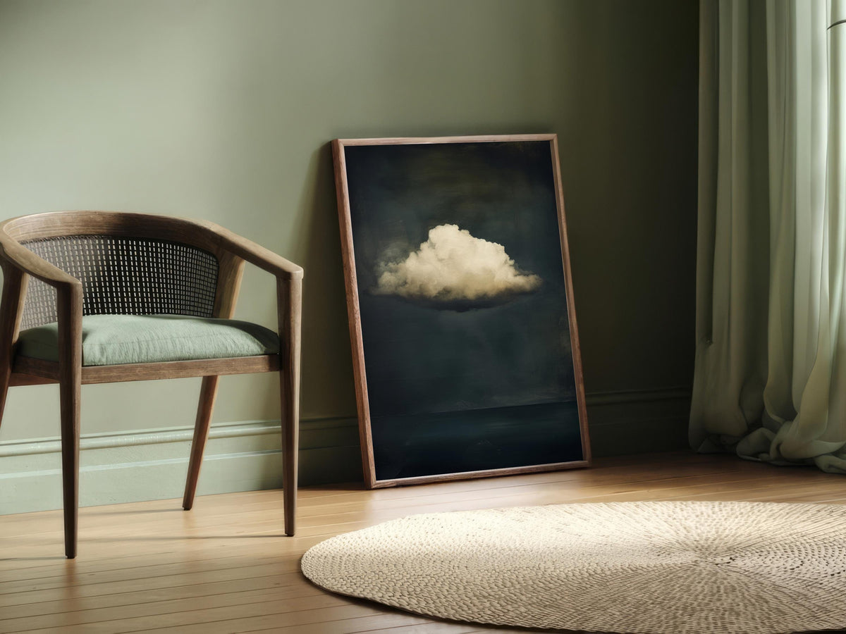 Midnight Tempest - Moody Cloud Wall Art