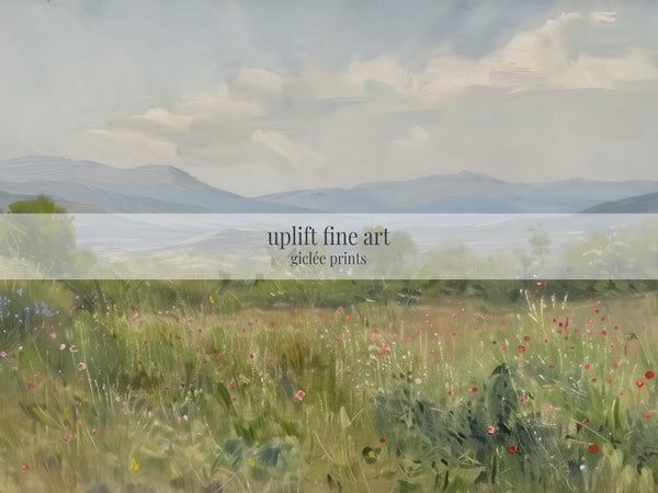 Mountain Meadow Canvas Wall Art