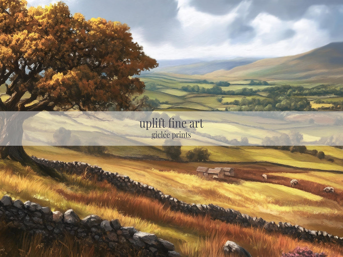 Autumn Landscape Canvas Art Print