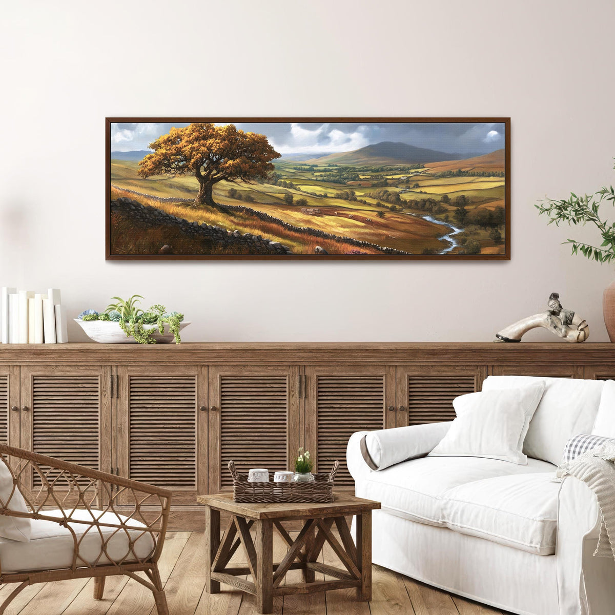 Autumn Landscape Canvas Art Print