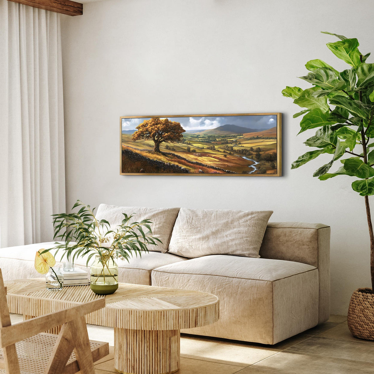 Autumn Landscape Canvas Art Print