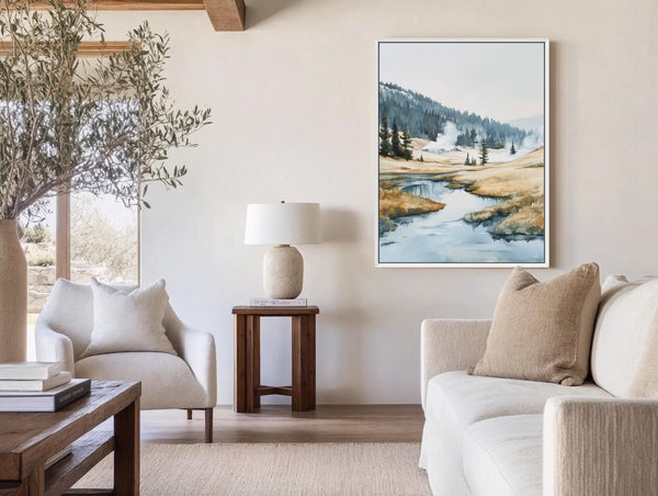 Yellowstone National Park Art - Rustic Canvas Art