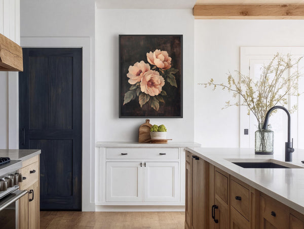 Vintage Peony Moody Art Upliftfineart