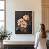 Vintage Peony Moody Art
