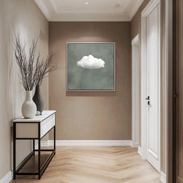 Sage Green Cloud Wall Art