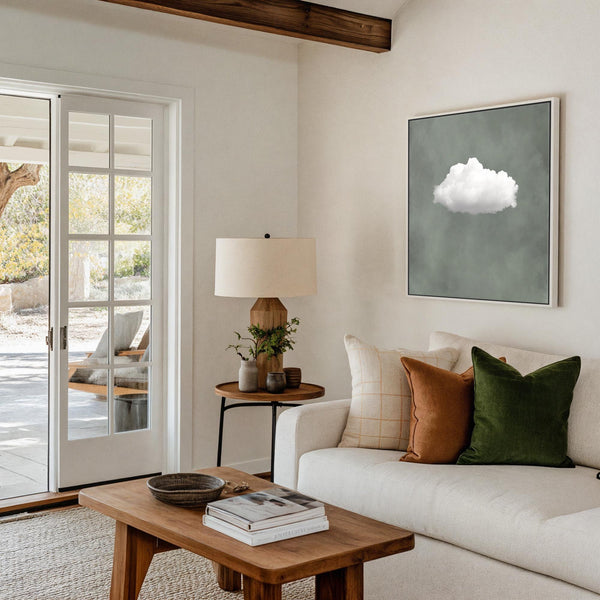 Sage Green Cloud Wall Art