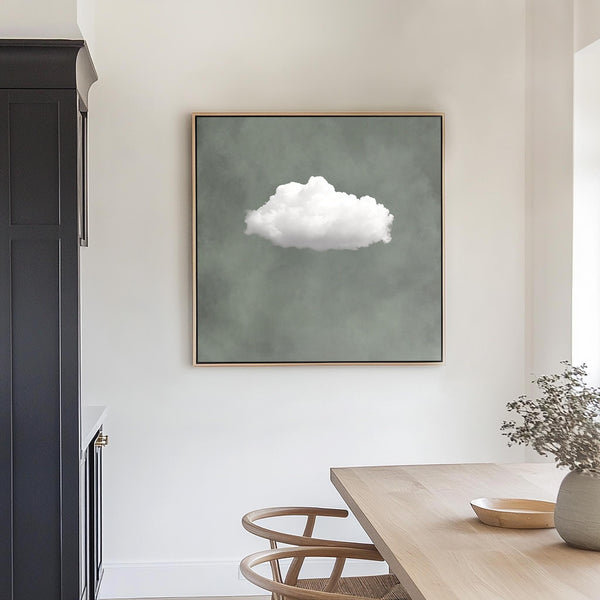 Sage Green Cloud Wall Art