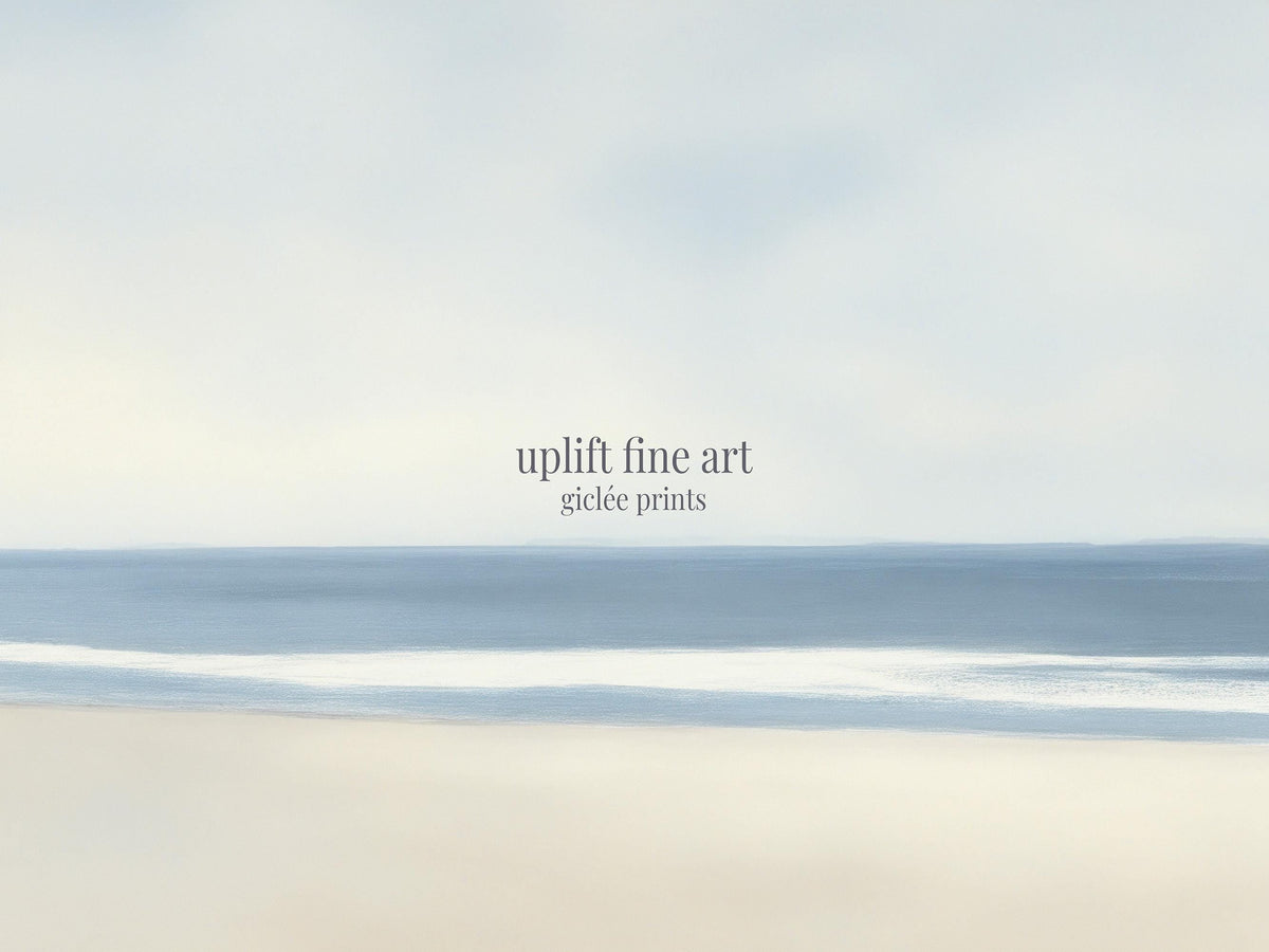 Neutral Ocean Canvas Art Print