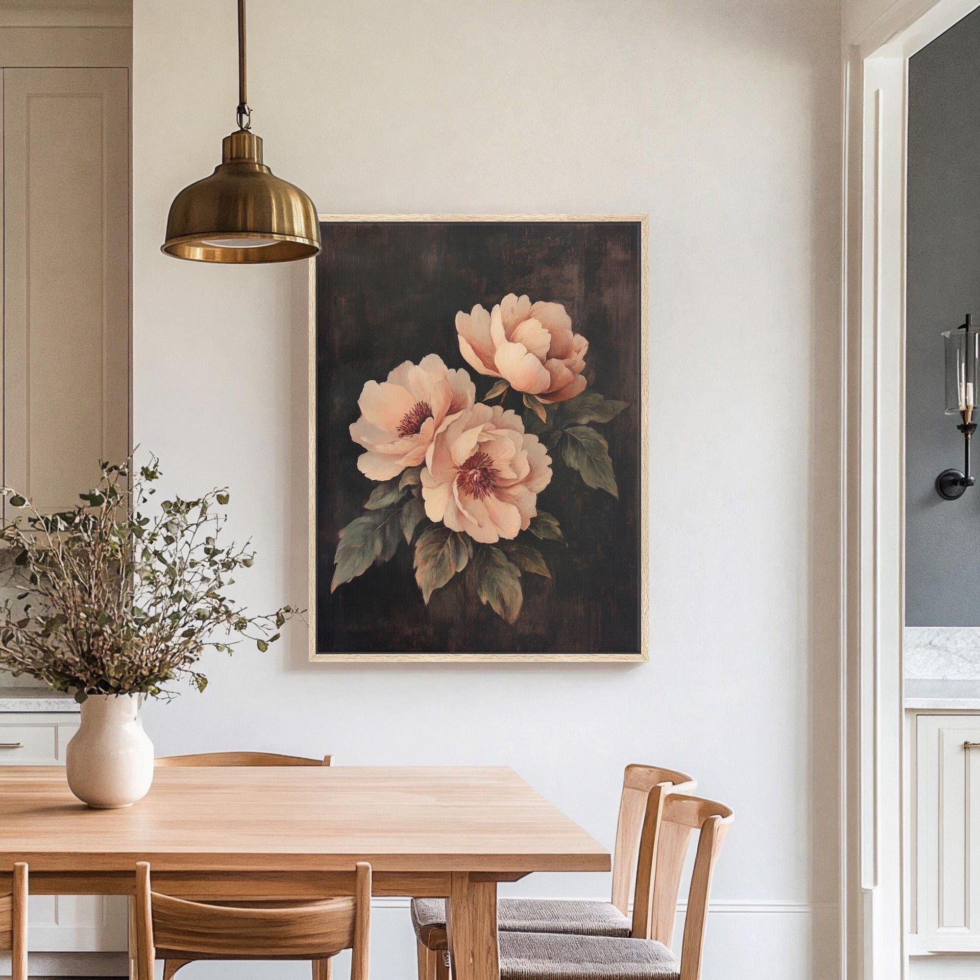 Vintage Peony Moody Art Upliftfineart