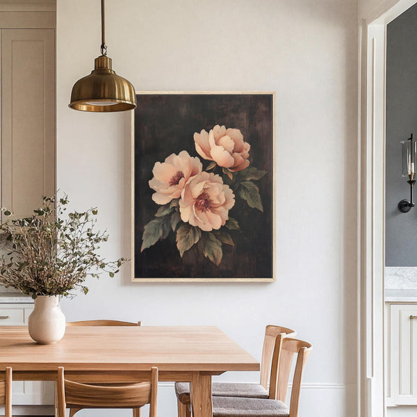 Vintage Peony Moody Art Upliftfineart