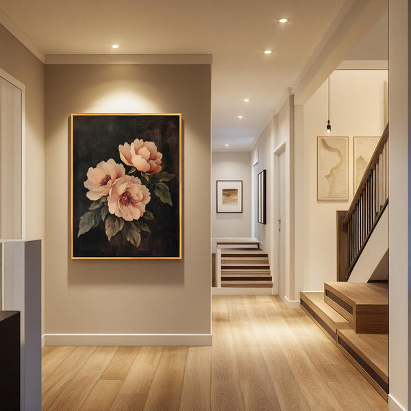 Vintage Peony Moody Art Upliftfineart