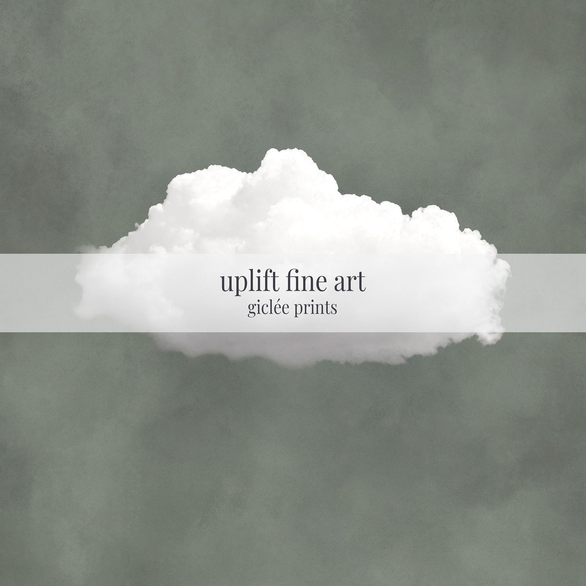 Sage Green Cloud Wall Art