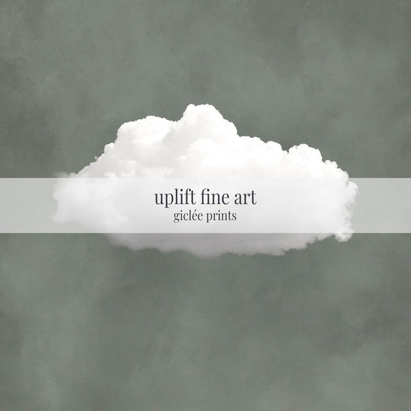 Sage Green Cloud Wall Art