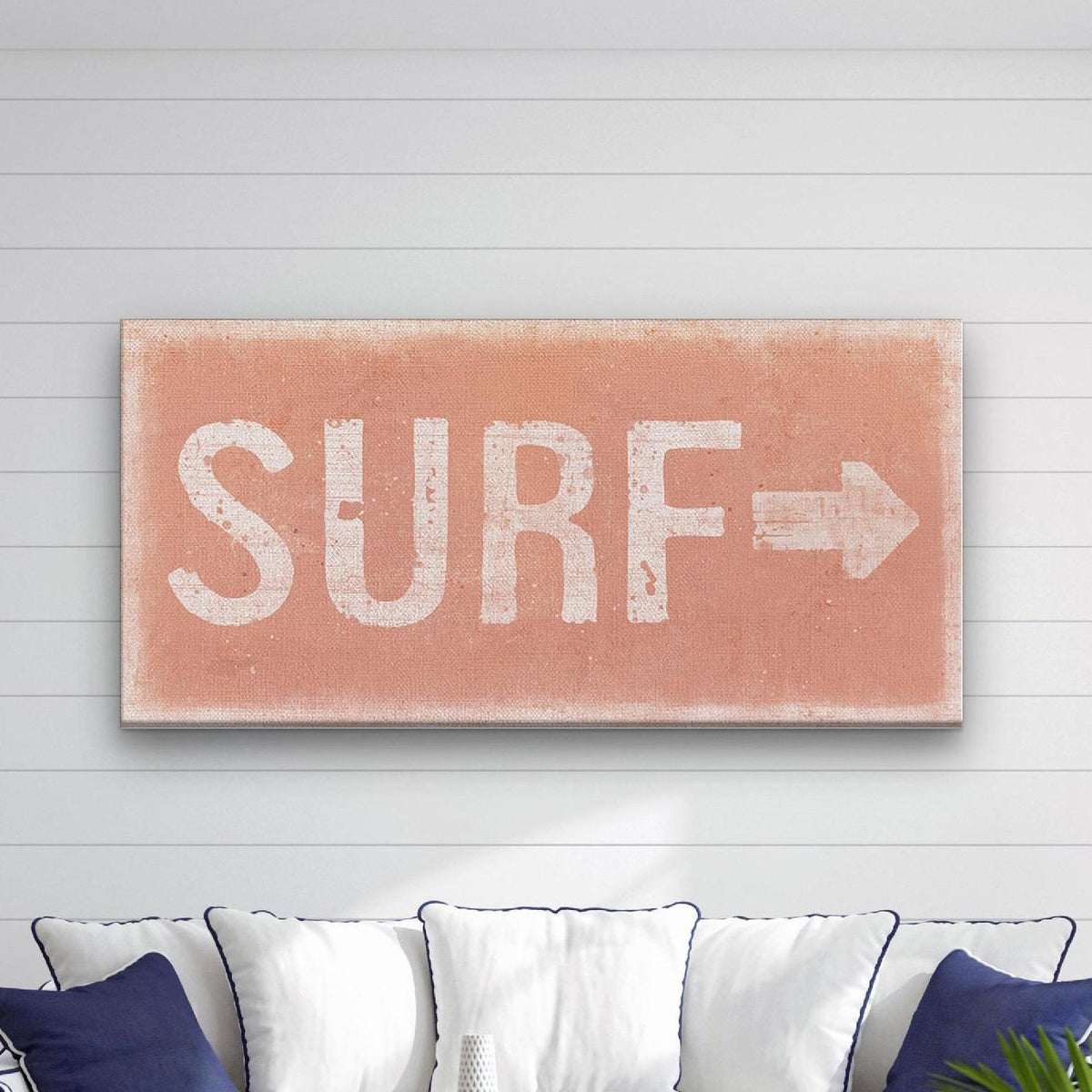 Distressed Surf Sign - Surf Shack Canvas Sign