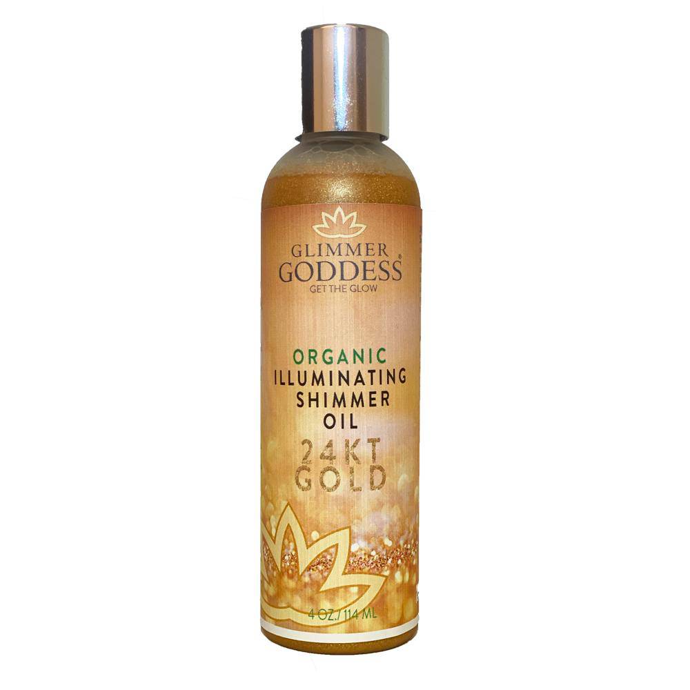 Illuminating Shimmer Body & Face Oils - Organic Radiant Glow & Hydration