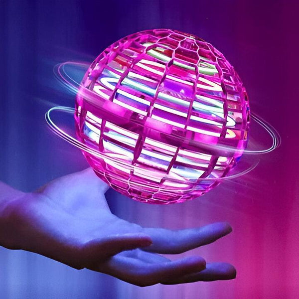 Flying Orb Boomerang Ball LED Motorized Hover Toy