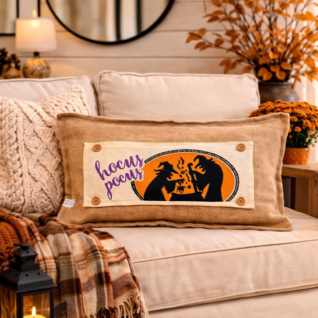 PANEL ONLY: RECTANGLE Halloween October Fall Autumn Hocus Pocus Cauldron Spell Party Cackle; WITCHES BREW