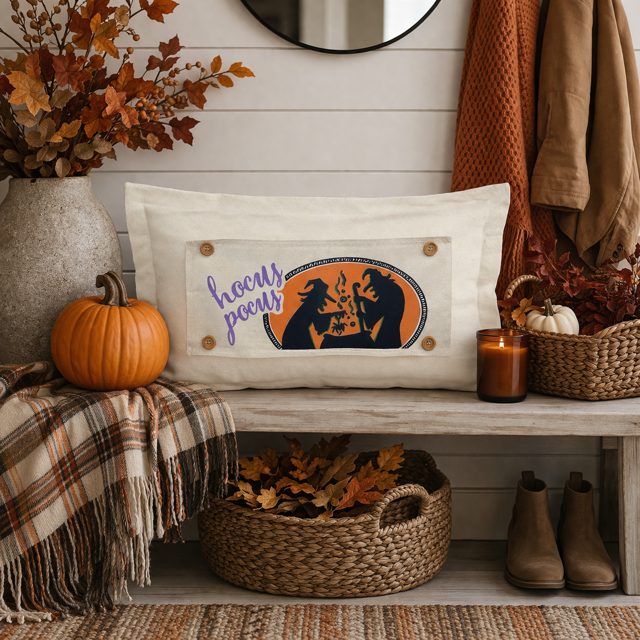 PANEL ONLY: RECTANGLE Halloween October Fall Autumn Hocus Pocus Cauldron Spell Party Cackle; WITCHES BREW