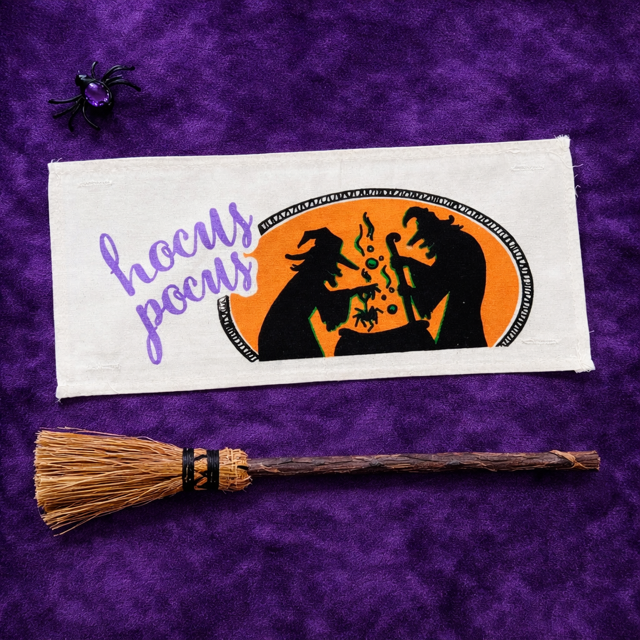 PANEL ONLY: RECTANGLE Halloween October Fall Autumn Hocus Pocus Cauldron Spell Party Cackle; WITCHES BREW