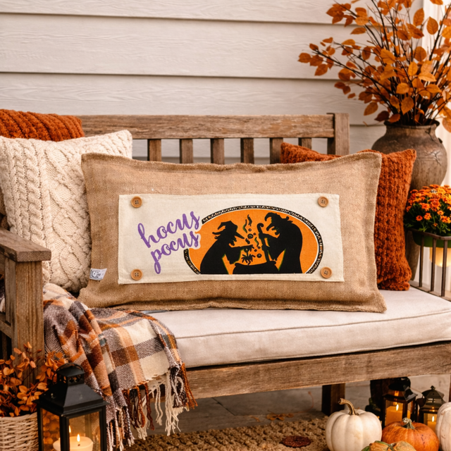 PANEL ONLY: RECTANGLE Halloween October Fall Autumn Hocus Pocus Cauldron Spell Party Cackle; WITCHES BREW